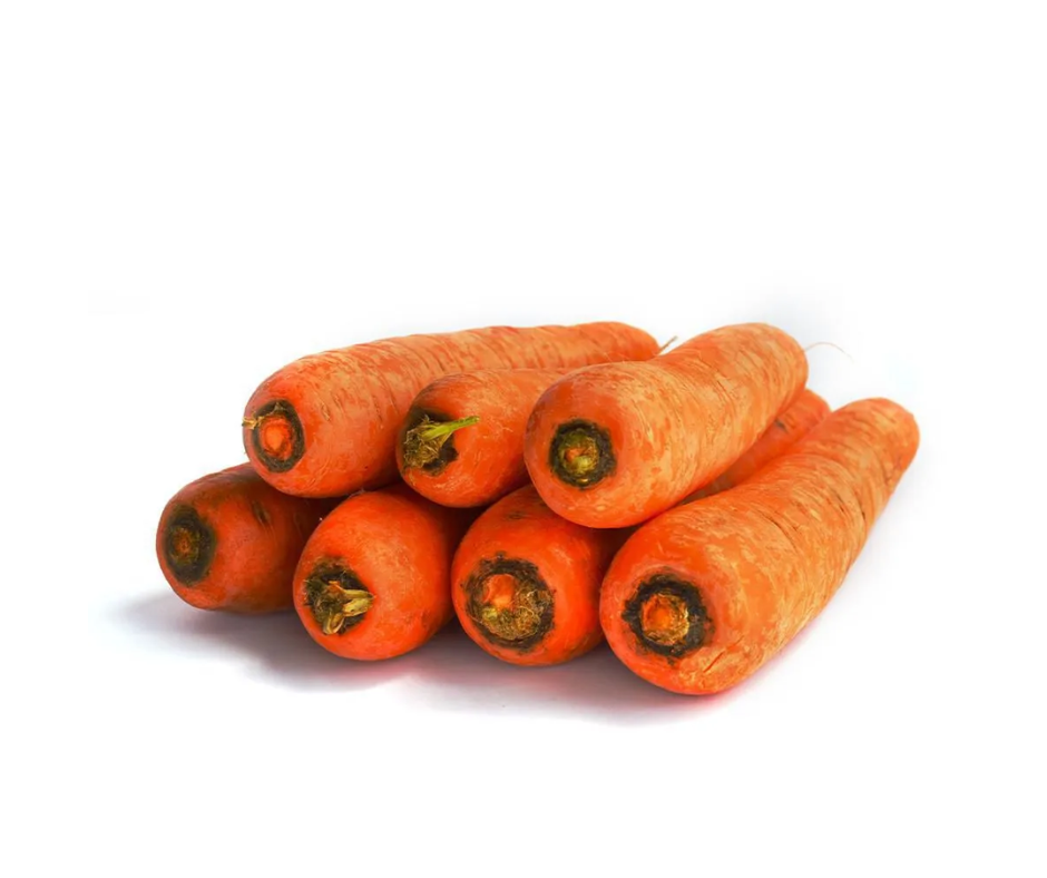 Zanahoria fresca de cultivo campesino